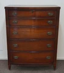 Post Wwii Vintage 1940 39 S 50 39 S Dixie Furniture Company Mahogany 4 Drawer Chest Of Drawers In The Federal Style Dixie Dixie Furniture Mahogany Furniture