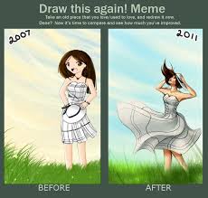 Draw This Again Meme By Cypressphoenix On Deviantart Cool Drawings Cute Art Drawing Challenge