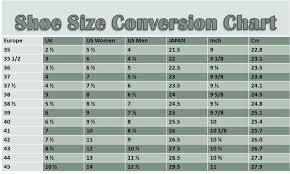 Reasonable American Shoe Chart Mens Shoes Sizing Conversion