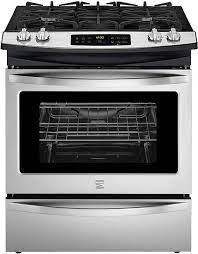 An oven cooking range is the top part of an oven that includes burners for cooking. Electric Gas Dual Fuel Ranges Kenmore