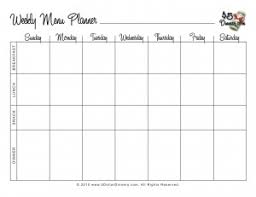 weekly meal planner