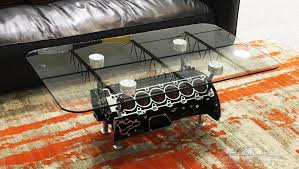 Since it's hard for most people to fit an entire car in your living room, a better way to show off your. Mercedes V12 Engine Block Table