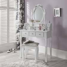 Above all things, it is not only a vanity dressing table, but also serve as a writing table when the top mirror is flip closed. Capri White Dressing Table Stool Mirror Set Kommode Shabby Chic Mobelideen Schminktisch