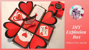 Don't ya love that cake? Explosion Box Diy Explosion Box For Mother S Day Explosion Box Tutorial Youtube