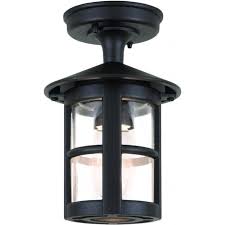 Free delivery over £40 to most of the uk great selection excellent customer service find everything for a. Elstead Lighting Bl21a Hereford Single Light Outdoor Semi Flush Ceiling Lantern In A Black Finish Castlegate Lights