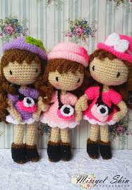 Cara membuat boneka rajutan tangan. Misyel Shin Crochet Designer Tutorial Amigurumi Doll