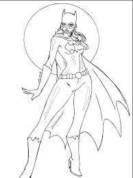 Pin On Batgirl Coloring Pages