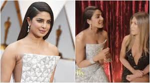 And in the new issue of people , the friends vets, 52, shared what some of her tricks are as she upped 'the health game.' jennifer aniston is an angel in white at the 2020 sag awards. Priyanka Chopra S Oscars 2017 Dress Is Great It S Her Interview With Jennifer Aniston That S Meme Worthy Watch Video Entertainment News The Indian Express