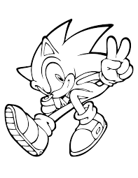 Sonic the hedgehog coloring pages feature sonic, tails, knuckles the echidna, cream the rabbit, amy rose, silver the hedgehog and big the cat. Sonic The Hedgehog Colouring Pictures Coloring Home