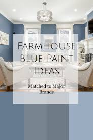 We've got paint colors for small living rooms, the most popular living room paint colors, and more, in a range of price points. Room Redo Farmhouse Blue Paint Ideas Blue Living Room Color Blue Paint Living Room Blue Living Room