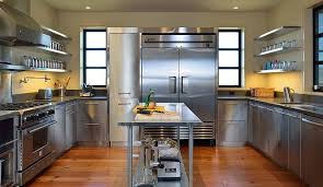 stainless steel kitchen cabinets