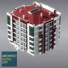 Architectural Home 3d Model Oc 04 Home Architectural Model Oc House 3d Model Architecture 3d Model