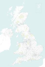 North east, north west, yorkshire and the humber, east midlands, west. Best Detailed Map Base Of The Uk United Kingdom Maproom