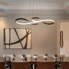 Whether you're looking for lights for kitchen islands or hanging lights for above a bathroom vanity, pendants are a versatile design option. Buy Modern Led Chandelier Dining Room Pendant Light 45w Acrylic Shape Pendant Lighting Contemporary Hanging Lights Fixtures For Kitchen Island Living Bedroom Warmwhite 3000k Black 29 5 Inch Online In Turkey B0912r6bfx