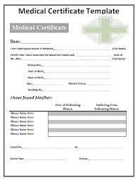 It is important for them to know about this because some diseases like diabetes run in a family. 21 Free Medical Certificate Templates Word Excel Formats