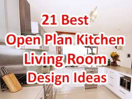 For centuries the kitchen was strictly a work space. 21 Best Open Plan Kitchen Living Room Design Ideas Deconatic Youtube
