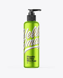 Download Matte Metallic Bottle W Closed Pump Mockup In Bottle Mockups On Yellow Images Object Mockups PSD Mockup Templates