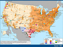 Dea Maps Of Mexican Cartels In The Us Business Insider