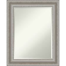 Great savings & free delivery / collection on many items. 24 X 30 Parlor Framed Bathroom Vanity Wall Mirror Silver Amanti Art Target