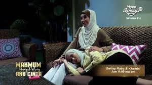 Kalau korang tinggal di sarawak, boleh tengok sebagai digital melalui myfreeview dan mytv broadcasting di rumah anda. Makmum Yang Paling Aku Cinta Episod 23