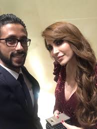 الفنانة نسرين طافش والاعلامي محمد العشي Egyptian Beauty Beauty Emma Stone