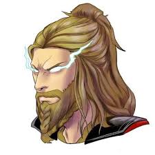 Braided Beard Thor Glen Canlas Thor Art Marvel Art Drawings Marvel Art