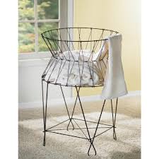 Qr code link to this post. Kindwer Vintage Wire Collapsible Laundry Basket Hamper A1031 The Home Depot