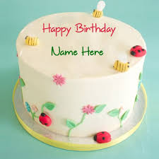 Name Editor Happy Birthday Cake Images With Name Edit Write Name On Happy Birthday Cake And Send On Whatsapp Bee Birthday Cake Happy Birthday Cakes Happy Birthday Cake Photo