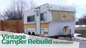 May 14, 2021 · below we've compiled our top tips for remodeling a travel trailer or motorhome, as well as some of the very best travel trailer remodel photos on the internet. Vintage Camper Trailer Rebuild The Introduction Youtube