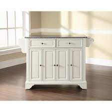 Ships free orders over $39. Lafayette Granite Top Full Size Kitchen Island Cart White Gray