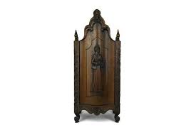 Carved Wood Flour Box With Arlesienne Lady Figure Vintage Etsy Etsy Vintage Kitchen Storage Boxes Mantel Clock