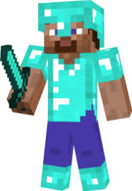 How do you kill creeper with diamond sword in minecraft? Download Minecraft Diamond Steve Png Minecraft Diamond Steve Paper Craft Png Free Png Images Toppng