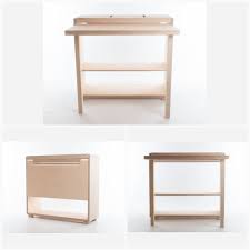 Drop Leaf Tablet Desk Folding Desk Side Table Storage Etsy In 2020 Tablet Desk Folding Desk Side Table With Storage