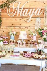 To continue with the whimsical theme, the parents. Boho Birthday Party Ideas Photo 6 Of 9 Boho Birthday Party 1st Birthday Party For Girls Birthday Parties