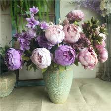 What are the best artificial flowers. Wholesale Simulation Peony Bunch Artificial Flowers For White Peonies Fake Flower Bachelorette Party Bridal Shower Favours