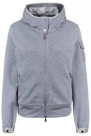 Lange jacke damen sweatjacke mit kaputze oversize fit kurzmantel leichter parka. Moncler Damen Sweatjacke Hellgrau Sailerstyle
