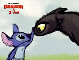 How To Train Your Dragon Stitch Toothless And Stitch Stitch Disney How To Train Your Dragon