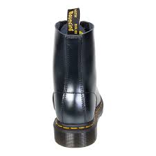 Dr Martens 1460 Pascal Chroma Boots Black Silver Dms Martens featuring a pull tab at the rear, a side zip detail, a pebbled leather texture, a ridged rubber sole and a front lace up detail. dr martens 1460 pascal chroma boots silver black