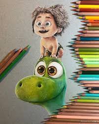 Done No Filter Gooddinosaur Coloredpencil Art Coloredpencildrawing Drawing Fabercastell Polychr Disney Drawings Disney Art Drawings Colorful Drawings
