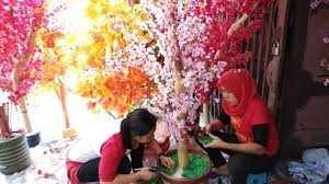 Warna berbeda dari satu jenis bunga saja maknanya berbeda juga. Menjelang Imlek Pohon Bunga Sakura Laris Manis Tribun Medan