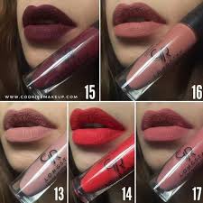 I have two different colors of golden rose matte lipstick: 36 Golden Rose Ideas Golden Rose Rose Makeup Rose