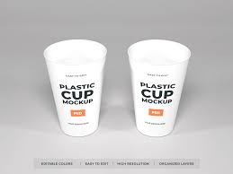 Download Realistic Plastic Cup Mockup Psd Graphic By Dendysign Creative Fabrica