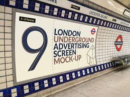 London Underground Screen Mockups 17 London Underground Underground Billboard Design