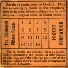 How quickly can you solve all of these difficult number puzzles in this online game? Fifteen Puzzle Copyright J A Storer