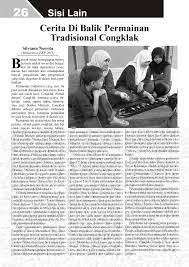 Dari berbagai sumber google penata letak. Cerita Di Balik Permainan Tradisional Congklak