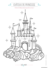 Coloriage Le Chateau De Princesse Dessin A Imprimer Coloriage Chateau Coloriage Princesse Coloriage