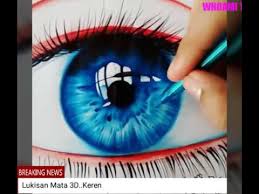 3d wall art draw painting lukisan dinding 3d cat tembok 3d. Awesome Lukisan Mata 3d Keren Youtube