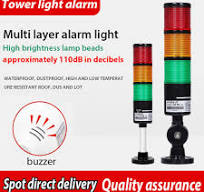 12-24V LED Stack Tower Lights, Multilayer Industrial Warning Lights, Column  Signal Tower Caution Lamp With Base, Continuous And Flashing Light ...