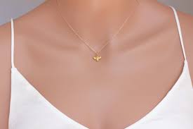 Tiny 14k Solid Gold Bee Necklace 14k Yellow Gold Bee Charm Etsy Gold Bee Real Gold Chains Bee Charms