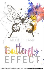 It is very beautiful and attractive. Premade Book Cover 1218201502 Butterfly Effect Paper And Sage
